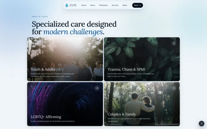 CUTI Therapy — screen 4
