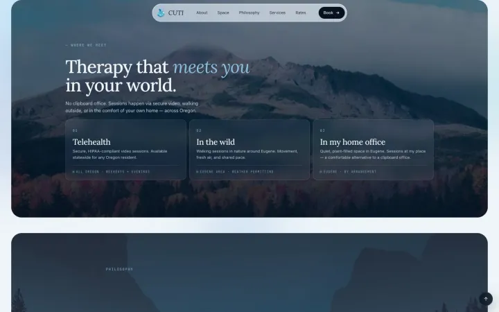 CUTI Therapy — screen 3
