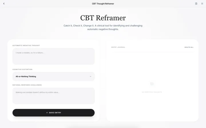 CBT Thought Record